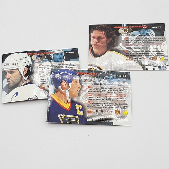 1996 Pinnacle Game Winners 3D Card McDonald Booster Pack NHL 8 Unopened Packs - Picture 7 of 7